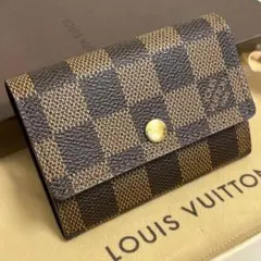 外観美品　ルイヴィトン ダミエ　ポルト　モネプラ　コインケース