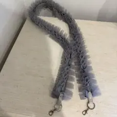 フランフラン Francfranc フレ ネックストラップ チュール グレー