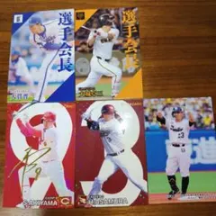 プロ野球 トレーディングカード 5枚セット