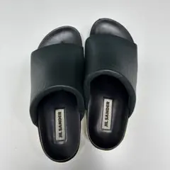 JIL SANDER パデッドクロスレザー サンダル 43 黒 - メルカリ