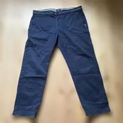 BEAMS HEARTメンズLサイズクロップドパンツネイビー