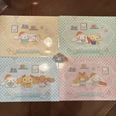 くら寿司 シナモロール クリアファイル コンプリート　マスキングテープ3種類