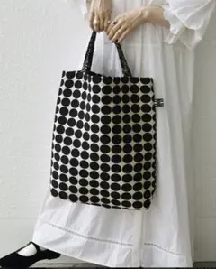 【SHIPS any 別注】BINDU デザイン ジャガード トートバッグ