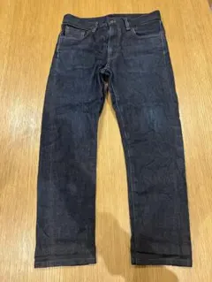 【良品・サイズ31】ユニクロ　スリムフィットジーンズ/セルビッジ