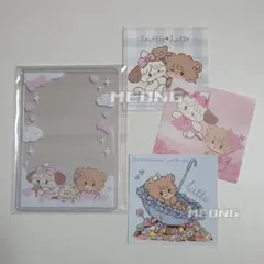 mikko 硬質ケース B8 スフレ ラテ パフ ピンク ステッカー ②