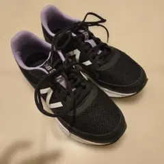 New Balance キッズスニーカー ブラック/パープル２２cm