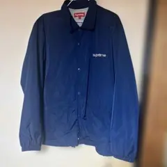 シュプリーム supreme コーチジャケット　ネイビー　L