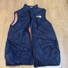 THE NORTH FACE リバーシブルダウンベスト 150 ネイビー×ピンク