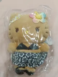 新品未開封　サンリオハローキティトコナツバケーション　マスコット　日焼けキティ