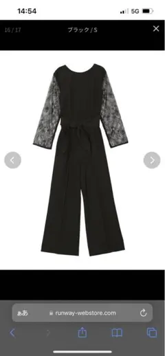 最終値下げRAGUNAMOONパーティパンツドレスSサイズ