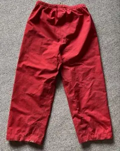 モンベル　montbell キッズ　レイン　パンツ　赤　110cm ズボン