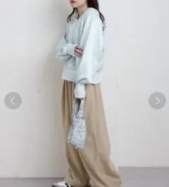 CIAOPANIC TYPY 2WAYサテン裏毛ダブルジップスウェット