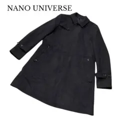 NANOUNIVERSE ナノユニバース ウールコート チャコールグレー 44