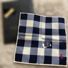 ラルフローレン Ralph Lauren チェック柄タオルハンカチ　ハンカチ