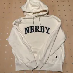 NERDY パーカー アイボリー　美品　ノルディ　パーカー