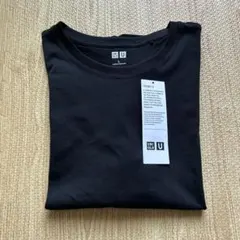 UNIQLOU スーピマコットンT ブラック　L