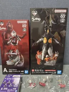一番くじ ウルトラマン A賞 ラストワン賞 ゼットン C賞 どんぶり D E F