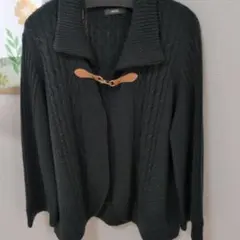 ミゼール ケーブルニット カーディガン　ピサーノ　ロブジェ 大きいサイズ