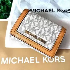 マイケルコース☆新品☆JET SET 三つ折り財布/イエロー系　黄色