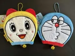 【韓国限定】ドラえもん＆ドラミちゃん　ポーチ2種セット
