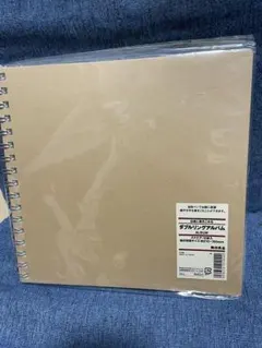 無印良品 台紙に書き込めるダブルリングアルバム　スクエア 10枚入のサムネイル