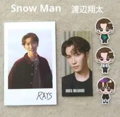 Snow Man RAYS CD特典 すのチルステッカー チェキ 渡辺翔太②⑤