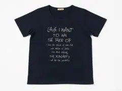 【新品未使用】ECO LATOR ロゴプリント 半袖Tシャツ ネイビー Lサイズ