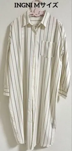 ロングシャツ　長袖　Mサイズ　レディース　トップス　INGNI