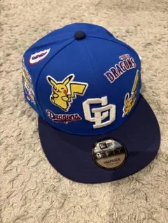中日ドラゴンズ ポケモン WASHED DENIM キャップ NEWERA 中日ドラゴンズ ニューエラ ポケモン WASHED DENIM キャップ 新品