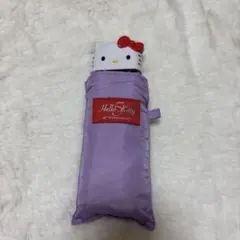 ハローキティ 折り畳み傘 紫