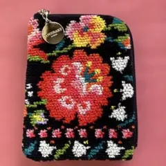 【美品】フェイラー LOVERARY ミニポーチ カードケース 花柄シュニール織のサムネイル