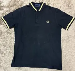1858◆FRED PERRY フレッドペリー 40 黒 金 半袖ポロシャツ Fred Perry ポロシャツ Black×Gold サイズ40 - メルカリ
