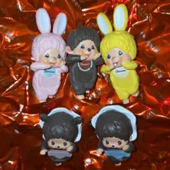モンチッチ ヒッパーズ Monchhichi hippers 5種類セット