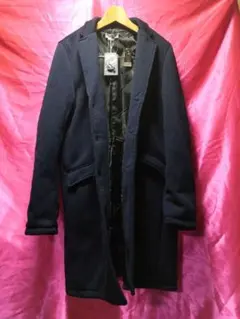 タグ付新品未使用 チェスターコート 濃紺