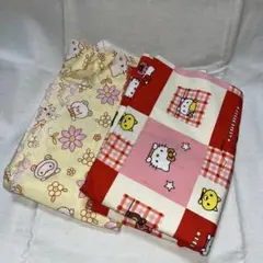 ハローキティ コットン生地 2枚セット