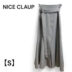 NICE CLAUP ギンガムチェック マーメイドスカート