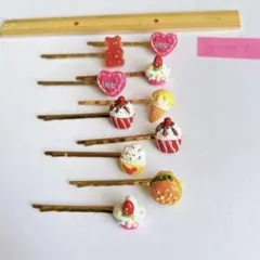 ハンドメイド　ヘアピン