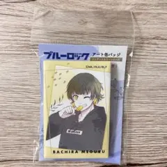 【新品】ブルーロック 蜂楽廻 アート缶バッチスタンド付