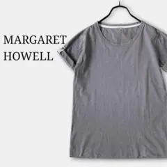 マーガレットハウエル　ロールアップ袖カットソー　半袖コットンTシャツ日本製　春夏のサムネイル