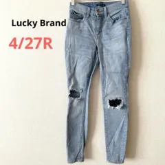 Lucky Brand ダメージライトブルー スキニーデニム　【4/27 R】のサムネイル