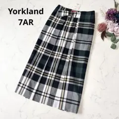 【新品タグ付】Yorkland ヨークランド タータンチェックラップ風スカート