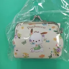 ① サンリオ パステルビビット 花柄 がま口 ポチャッコ 【新品未使用】