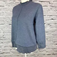 CLOSSHI　セーター　ブルー系　サイズM 000438