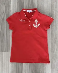 Jack Bunny!! ポロシャツ レッドオレンジ サイズ0