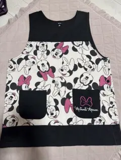エプロン　大きいサイズ　ミニーマウス
