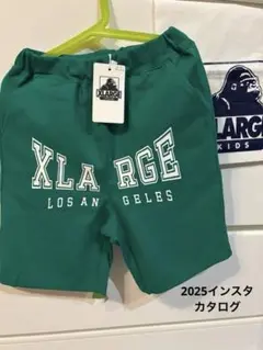 2025 XLARGE KIDS エクストララージキッズ　フロントロゴパンツ
