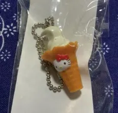 332 希少 ハローキティ ご当地キティ 根付け 静鉄　ソフトクリーム いちご 332 希少 ハローキティ ご当地キティ 根付け 静鉄 ソフト