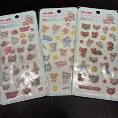 トムとジェリー 　ぷくぷくしーる 　3つセット