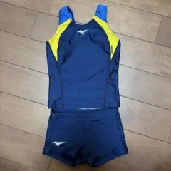 Mizuno 水着 110サイズ ネイビー/イエロー
