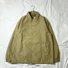 GU ジーユー　ウィンドプルーフカラーコーチジャケット ベージュ Mサイズ